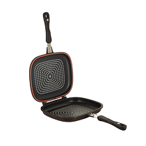 (Self-operated) HAPPYCALL Korean imported diamond non-stick steak double-sided frying pan gas grill coating