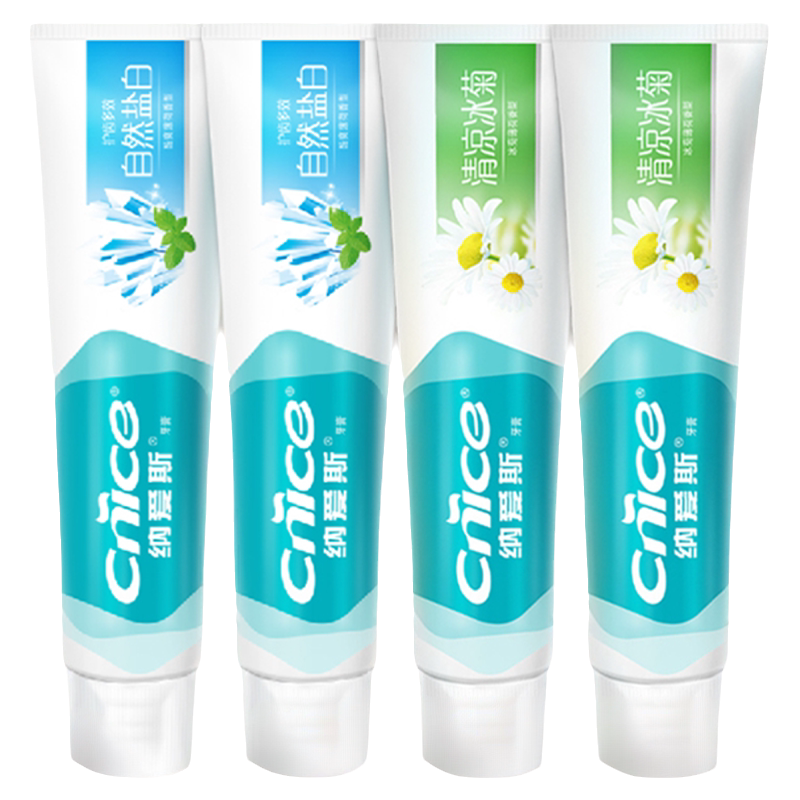 Toothpaste Cnice CNICE/纳爱斯200g盒装牙膏清凉薄荷清新口气清洁口腔牙齿家用正品