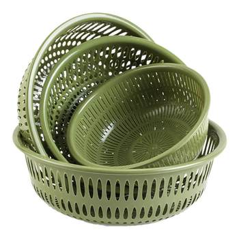 Thickened vegetable wash basin storage tool