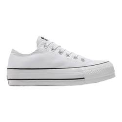 CONVERSE Converse Official All Star Lift Women's Classic Platform Shoes Canvas White Shoes 560251C
