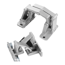 Stone door hinge heavy-duty hidden door invisible door hinge fire hydrant box tube well door thick door two-dimensional adjustable dry hanging shaft