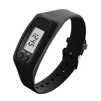 ເຄື່ອງວັດແທກ pedometer ກິລານັກຮຽນສໍາລັບຜູ້ສູງອາຍຸຍ່າງ pedometer ເດັກນ້ອຍ multifunctional watch ສາຍແຂນ smart bracelet calories