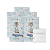 Manxi childrens disposable underwear pure cotton daily disposable no-wash underwear for girls travel convenient 5 boxes of 15 pieces