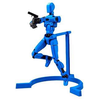 3d多关节可动人偶diy手办机械数码人模型摆件解压儿童玩具礼物
