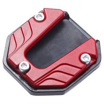 Electric vehicle side support, enlarged base foot support, widened anti-slip side support set, scooter single support pad modification spare parts