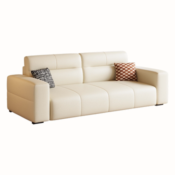 Italian minimalist sofa living room small apartment with three people in a row Italian minimalist sofa living room small apartment with three people in a row