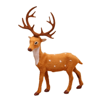 Christmas Small Deer Emulation Reindeer Elk Deer Mayflower Deer Christmas Decorations Scene Arrangement Props Christmas Tree Pendulum