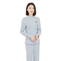 Dorn beautician overalls dental nurse uniforms womens long-sleeved split suit zipper medical overalls winter