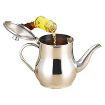 (Buy one get three free) Stainless steel kitchen oil pot sauce vinegar pot multi-purpose seasoning jar household leak-proof seasoning bottle with lid