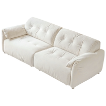 Genji Wood Language Fabric Sofa Bed Living Room Multifunctional Dual-Use Electric Sofa Modern Simple Small Apartment Retractable Bed