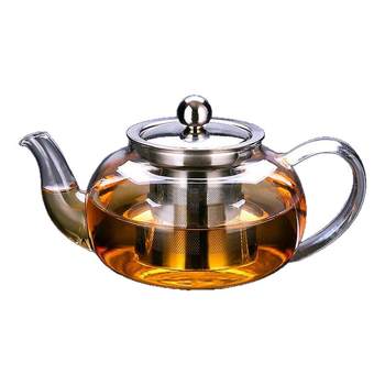 Thickened high temperature resistant glass teapot single pot home