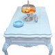 European style table mat transparent dining table coffee table mat waterproof and environmentally friendly