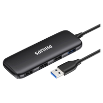 170 Philips usb2 0 extender hub set splitter 3 0 conversion connector multi-function usd hole external one to four multi-port rechargeable typec laptop expansion dock