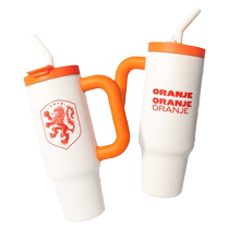 Official product of the Netherlands national team) European Cup limited edition large-capacity straw cup Van Dijk peripherals