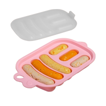 Yings baby food supplement mold baby sausage steamed cake mold food grade silicone rice cake sausage can be steamed 1991