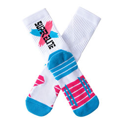 Men's basketball socks youth sports socks male students long white elite professional towel bottom basketball socks for men