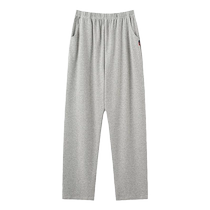 Catman pure cotton pajamas mens cotton silk trousers summer thin large size home trousers that can be worn at home and outside walking trousers for men