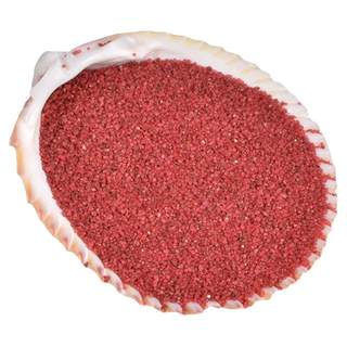 Deep jujube red sand fine sand quartz sand landscaping decoration foundation laying performance experiment with colored sand characters