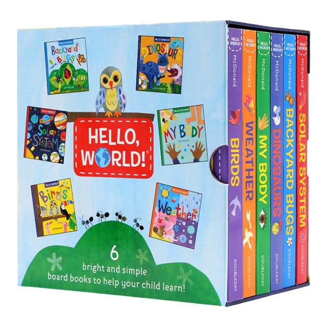 Hello World 6 volumes boxed English picture book Solar System