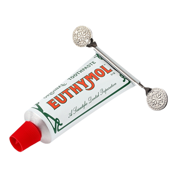 Euthymol toothpaste squeezing artifact