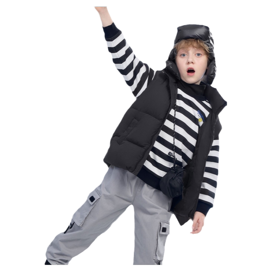 Balabala children's down vest for boys and girls to keep warm