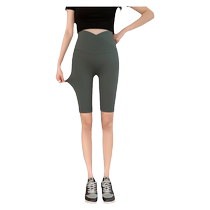 Maternity shorts summer thin outer pants yoga pants summer five-point shark pants leggings early pregnancy summer clothes