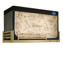 MUJI Mosquito Net Student Dormitory 2024 New College Student Bunk Bunk Strong Blackout Bed Curtain Cartoon Mosquito Net