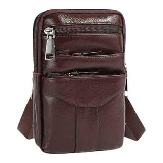 新款真皮牛皮手机腰包专用小挎包男士手机袋手机包男式便携