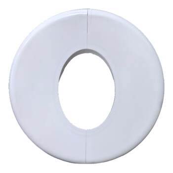 Air conditioning inclined pipe decorative cover inclined hole oval cover