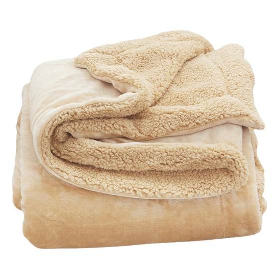 Small blanket made of lamb wool, winter thickened blanket, office lunch break, nap blanket, coral velvet blanket, student dormitory