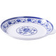 Metamine plastic blue and white porcelain restaurant restaurant cooking plate