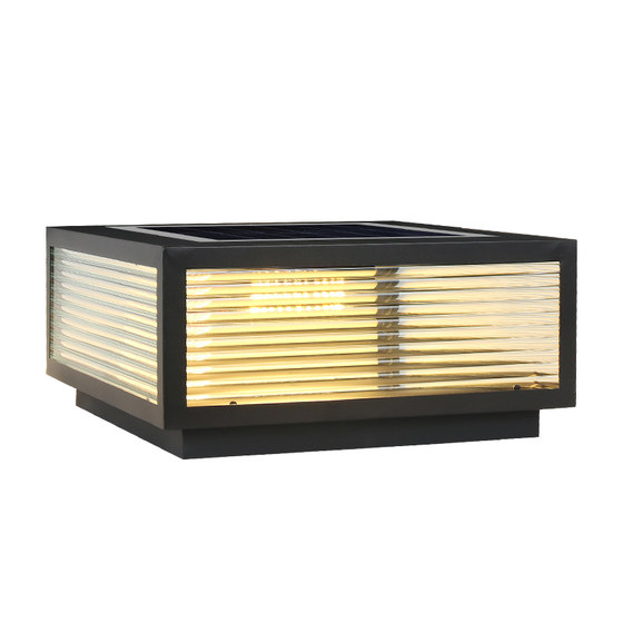 Villa pillar lamp modern simple solar energy
