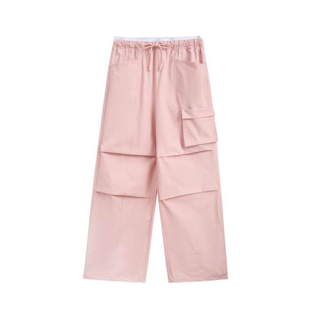 Zihan American overalls ຂອງແມ່ຍິງ summer ແລະດູໃບໄມ້ລົ່ນໃຫມ່ commuter ກາງເກງບາງວ່າງວ່າງ