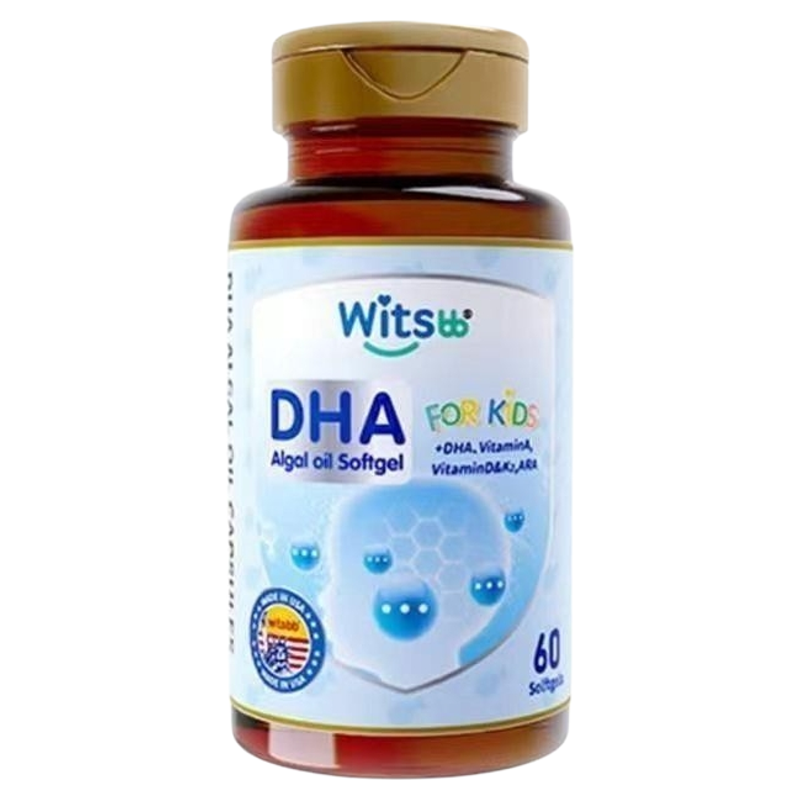 Witsbb Jianminsi dha infants and young children baby seaweed oil multi-effect DHA non-fish oil 60 capsules allergy-free formula