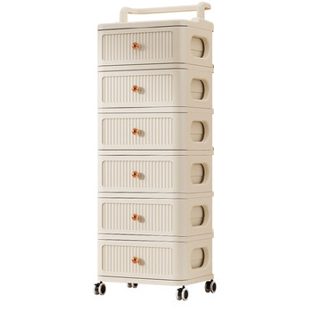 Drawer-type children's toy multi-layer storage cabinet