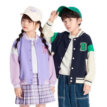 Balabala childrens jackets and baseball uniforms for boys and girls in autumn college style and western style