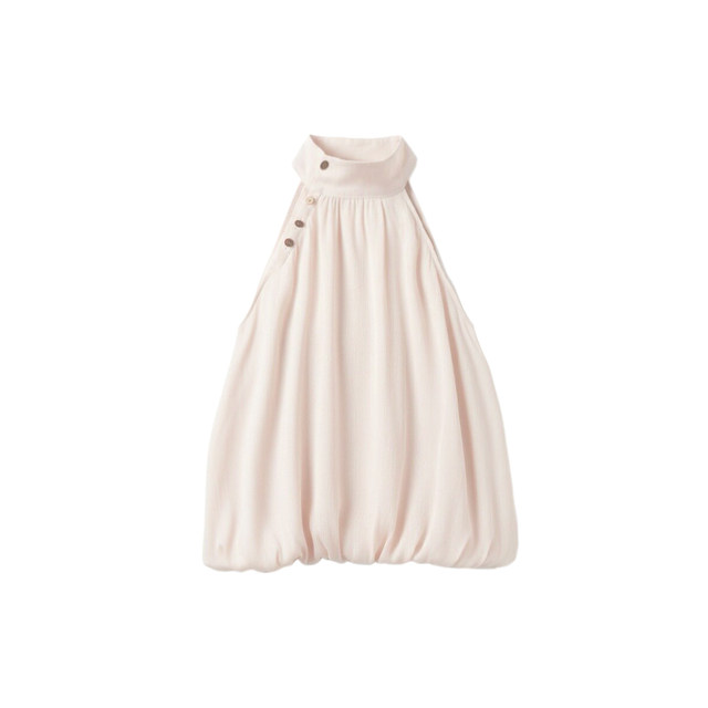 ເສື້ອຢືດ chiffon ຄໍ sleeveless halter