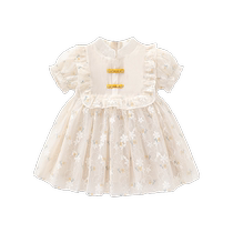 Girls Dress Summer Clothes 2024 New One-Year-Old Baby Girl Dresses Childrens Princess Skirts Fashionable Summer Childrens Clothes