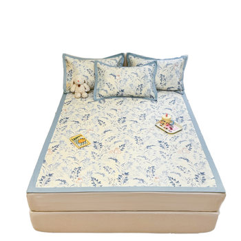 Jieliya ice silk mat summer ice silk mat can be washed