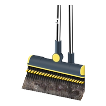 Dustpan single-pack household dustpan thickened windproof plastic garbage shovel bucket non-stick hair foldable rub