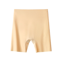 Womens Safety Pants Anti-Exposed Summer Ice Silk Seamless Underwear Two-in-One High Waist Tummy Control Bottoming Butt Lifting Boxer Thin Style