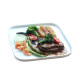 New product simple four-party creative pure white custom Western cuisine plate