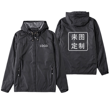 Fall and winter work clothes custom printed jacket for men and women