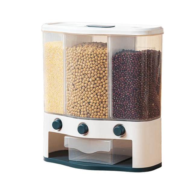 Home super wall-mounted rice bucket insect-proof moisture-proof sealed tank