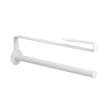 Under cabinet hanging paper rack