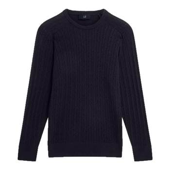 2025 autumn and winter new dunhill men's cashmere cable knit round neck pullover autumn and winter 2025 autumn and winter new dunhill men's cashmere cable knit round neck pullover autumn and winter