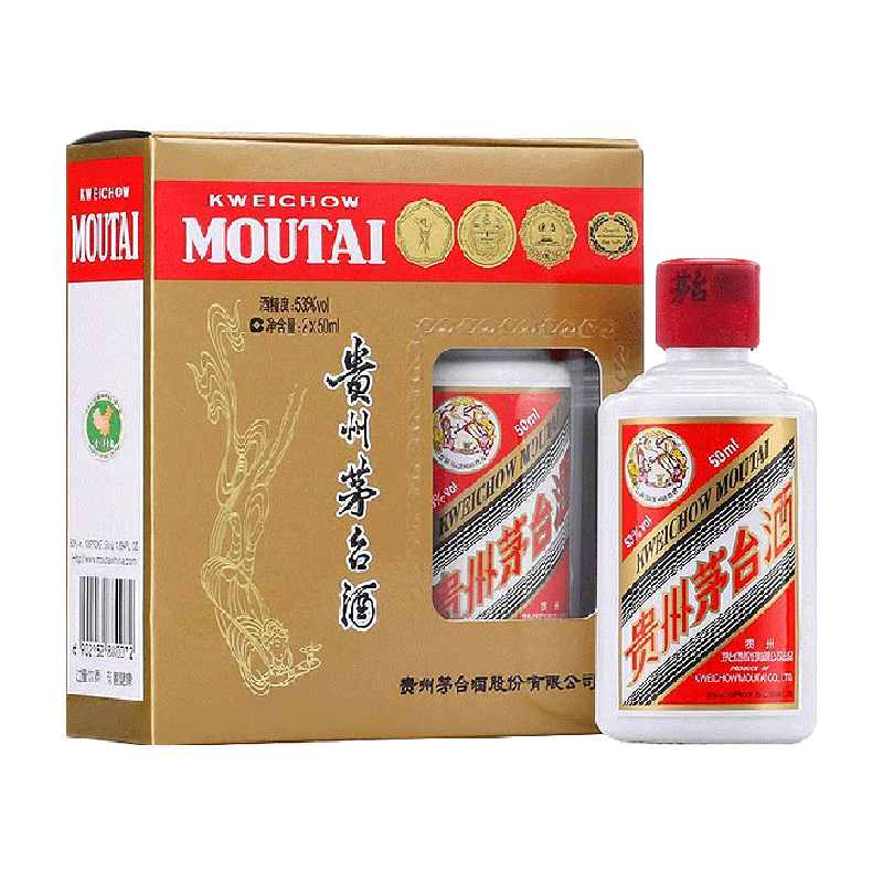 大人気定番商品 貴州茅台 飛天 アルコール53度50ml*5 （中国酒 日和商事株式会社 その他