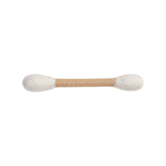 Cat toy extra large wool felt cotton swab for teeth grinding and cleaning