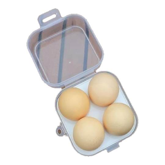 户外鲜肉旅行装蛋神器保护盒鸡蛋收纳盒便携塑料蛋托防震带盖分装
