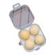 户外鲜肉旅行装蛋神器保护盒鸡蛋收纳盒便携塑料蛋托防震带盖分装